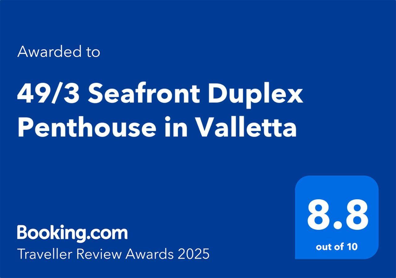 49/3 Seafront Duplex Penthouse In Valletta Exterior foto